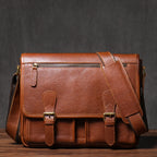 brown messenger leather bags for stylish everyday use
