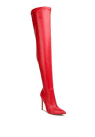Women's Shoes - Boots Gush Over Knee High Heel Boots