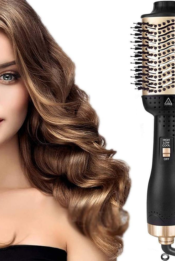 Women's Personal Care - Hair Hair Dryer Hot Air Brush Styler Electric Ion Blow Dryer Brush