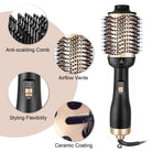 Women's Personal Care - Hair Hair Dryer Hot Air Brush Styler Electric Ion Blow Dryer Brush
