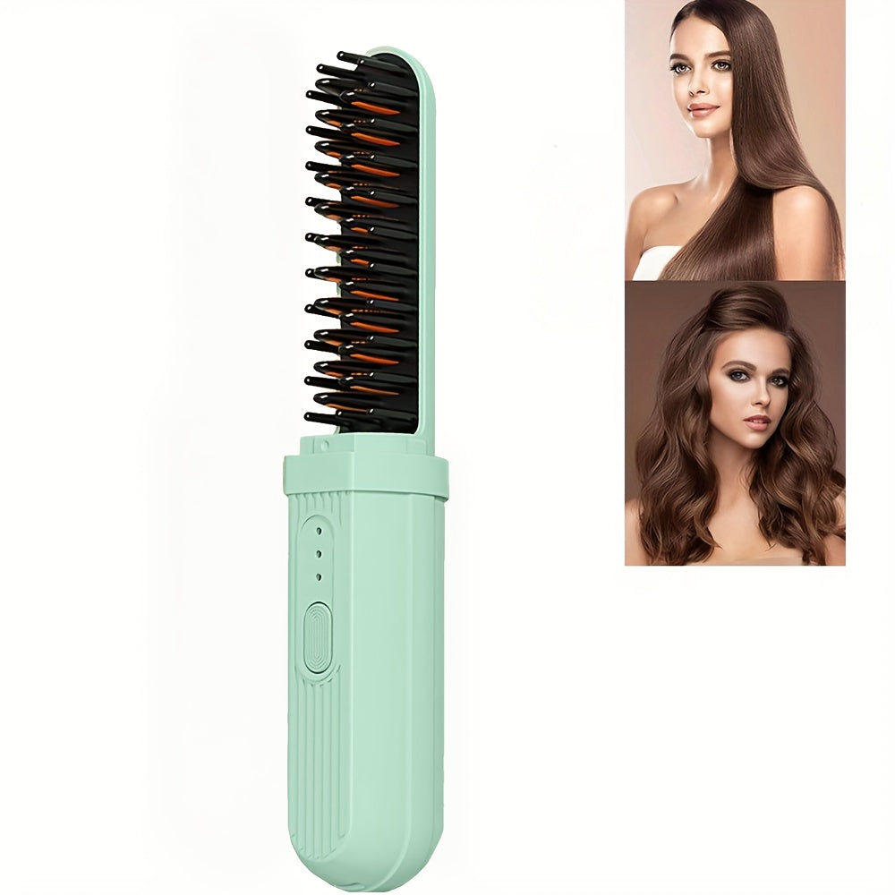 Mint green hair straightener for quick styling and sleek hair