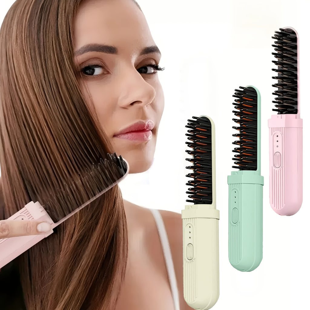 VacationGrabs hair straightener in pastel colors for sleek styling
