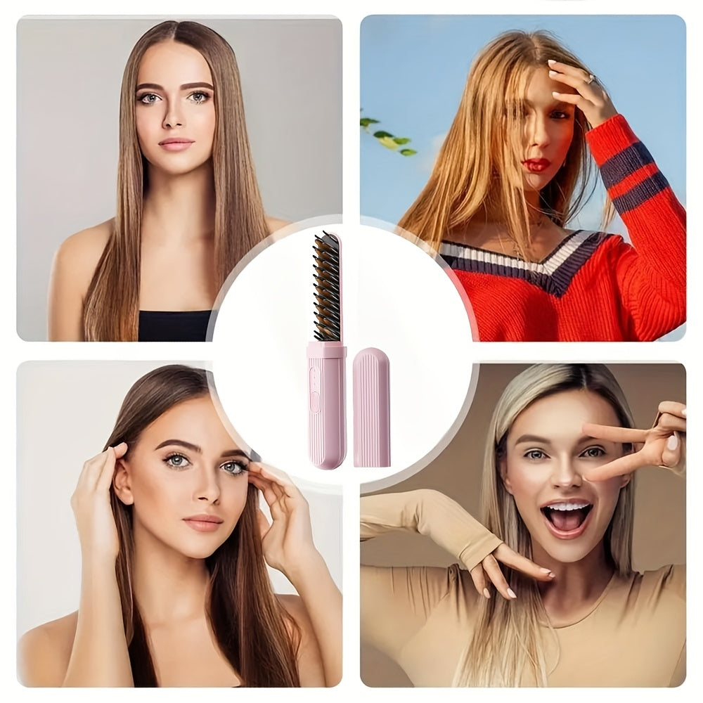Pink hair straightener for sleek, straight hairstyles for all hair types