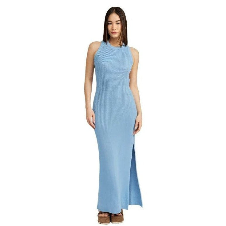 Halter Neck Maxi Dress with Open Back - VacationGrabs