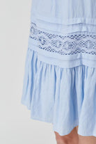 Women's Dresses Halter Neck Trim Lace With Folded Detail Dress