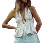 Vacation-Ready Women's Halter-Top for Relaxed Style