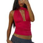 Haut dos nu pour femme pour des tenues de vacances élégantes