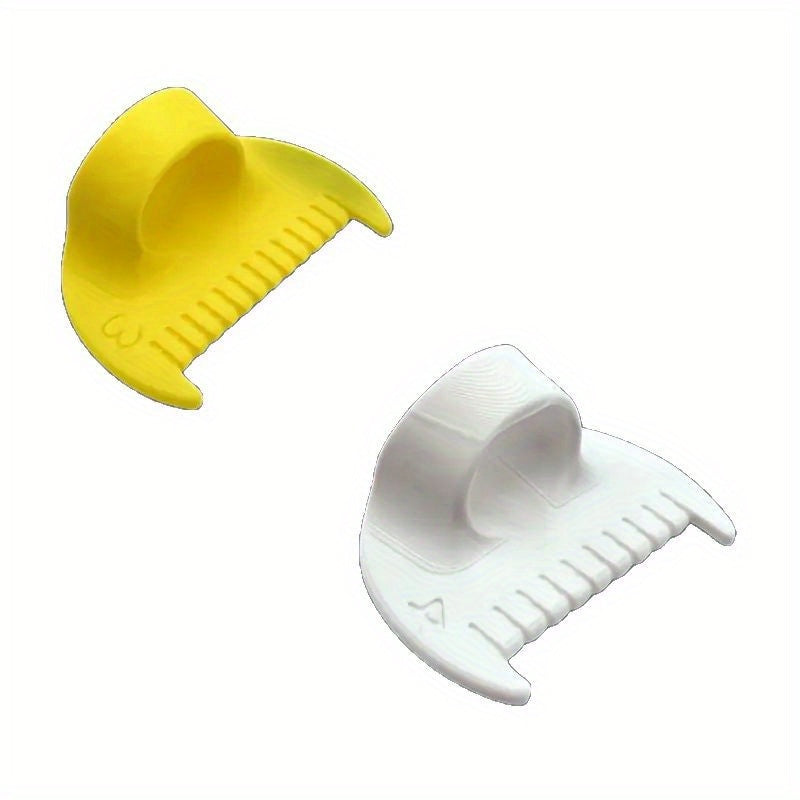 Yellow and white hand-sewing needles for easy sewing tasks