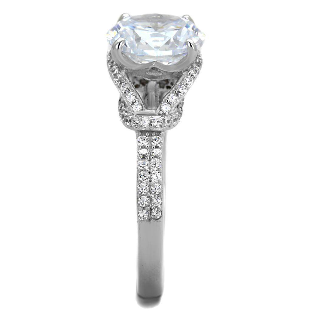 Handcrafted sterling silver rings for women featuring a stunning cubic zirconia centerpiece