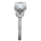 Handcrafted sterling silver rings for women featuring a stunning cubic zirconia centerpiece
