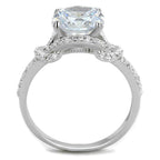 Elegant handcrafted sterling silver rings for women featuring a large dazzling center stone and sparkling accents