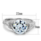 Handcrafted sterling silver rings for women featuring a large round stone and intricate band design