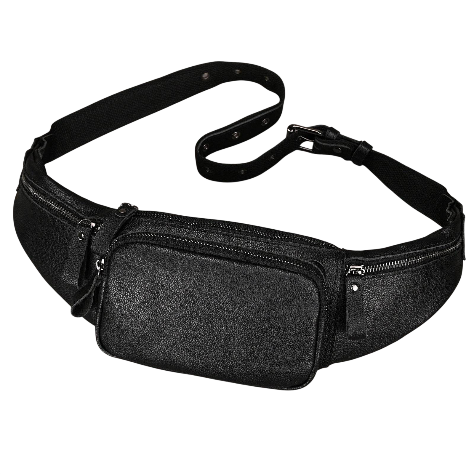 VacationGrabs Hands-Free Leather Fanny Pack for Travel