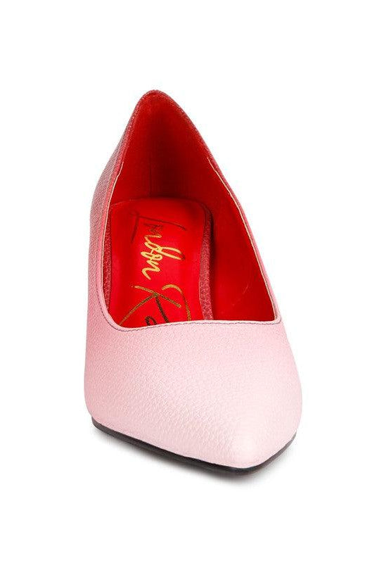 Women's Shoes - Heels Harlow Metallic Accent Block Heel Pumps