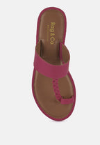 Harris Toe Ring Braided Slip Ons
