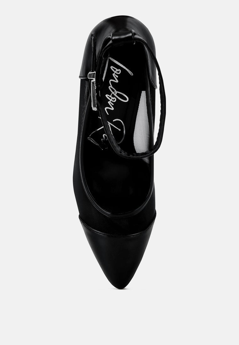 Hearst Pointy Toe Ankle Strap Pumps