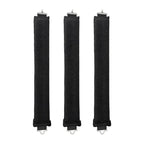 Black heatless hair curler headband set for effortless styling