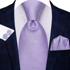 Lavender silk necktie, perfect for formal occasions, necktie how to tie