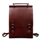 High Fashion Leather Backpack for Men & Women, School Bag