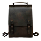 High Fashion Leather Backpack for Men & Women, School Bag