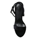 Rag Company high heel vacation sandals in black with an elegant design for stylish summer looks