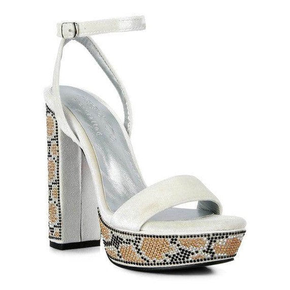 Rag Company women's high heel vacation sandals with a stylish design and textured platform