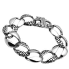 High polished men's bracelet with sleek design and intricate detailing for stylish accessory wear