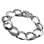 High polished men's bracelet with sleek design and intricate detailing for stylish accessory wear