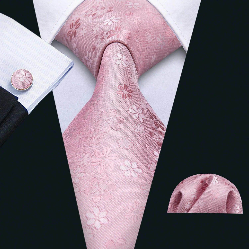High Quality Artsy Design Neckties Handkerchief Cufflinks - VacationGrabs