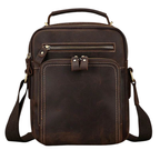 High-Quality Genuine Leather Men’s Crossbody Bag Vintage