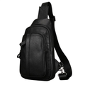High-Quality Men’s Leather Waist Bag Crossbody Belt Pouch