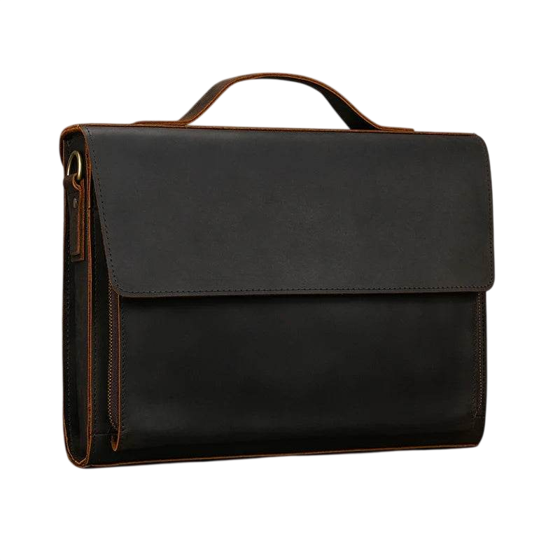 High-Quality Men's Leather Shoulder Bag – Vintage Crossbody