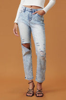 Women's Jeans High Rise Distressed Skinny