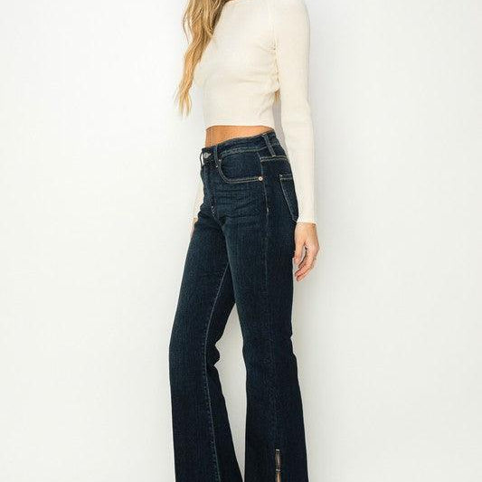 Women's Pants High Rise Flare Jeans