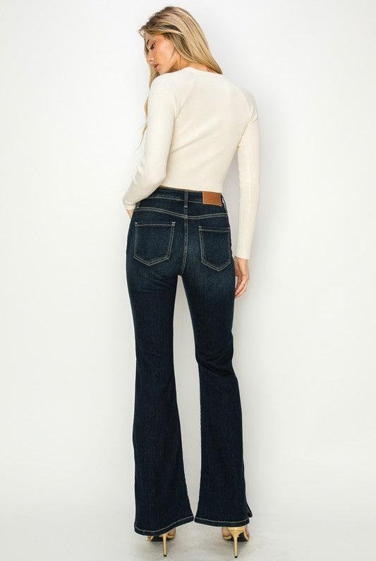 Women's Pants High Rise Flare Jeans