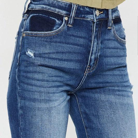 Women's Jeans High Rise Slim Straight Jeans