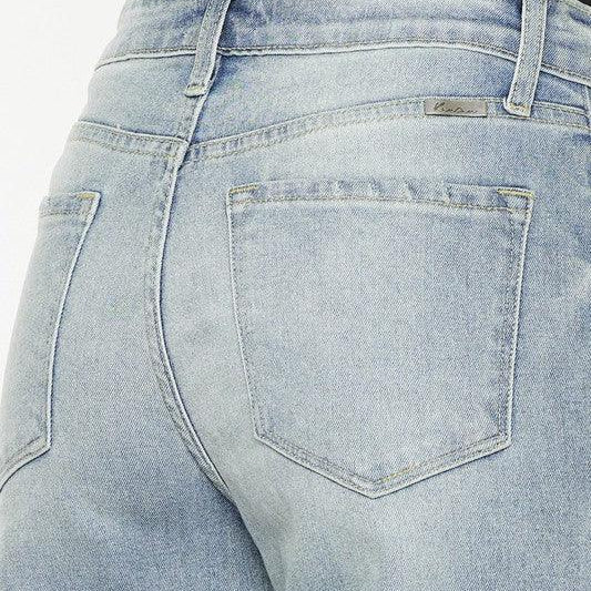 Women's Jeans High Rise Slim Wide Leg