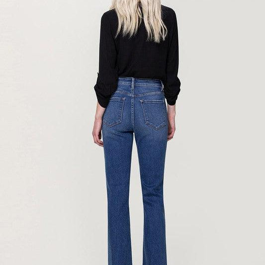 Women's Jeans High Rise Stretch Slim Bootcut