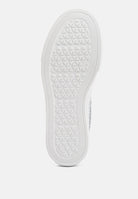 Bottom view of London Rag International high top Sneakers with Studded Design for stylish comfort