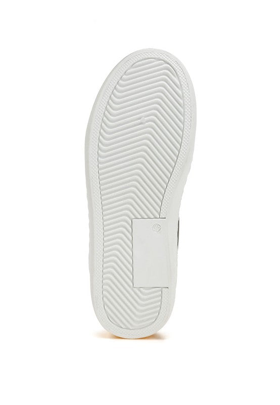 Rag Company high top star sneakers, white rubber sole for comfort