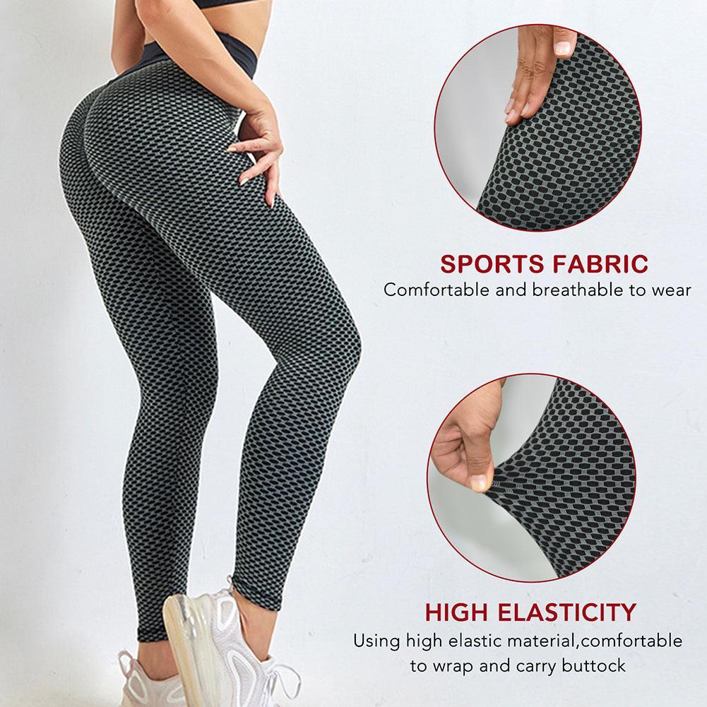 Women's Activewear High Waist Honeycomb Workout Leggings Yoga Pants
