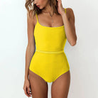 Women's Swimwear - 1PC High Waist Swimsuit Womens One-Piece Bathing Suit