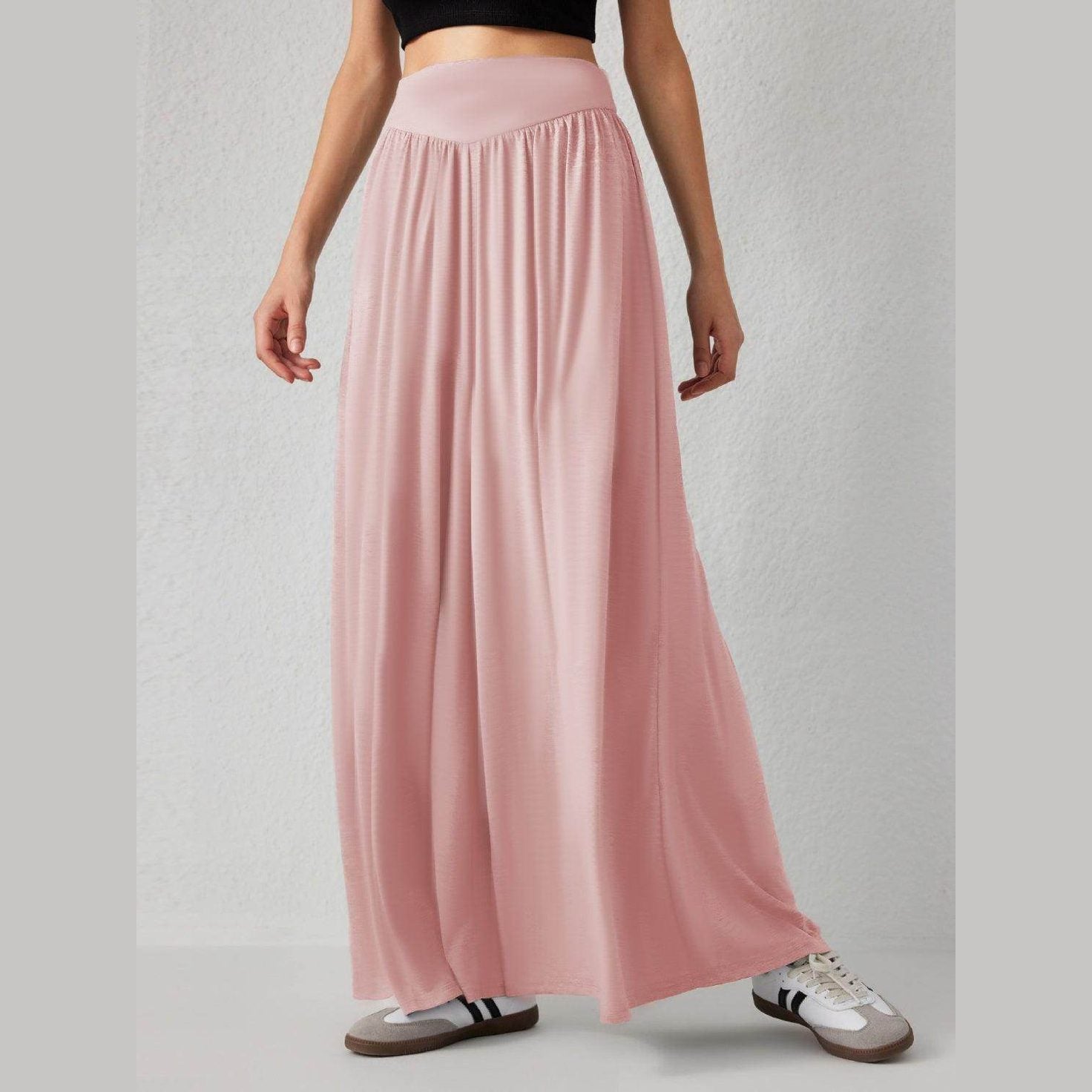 High Waist Wide Leg Pants - VacationGrabs