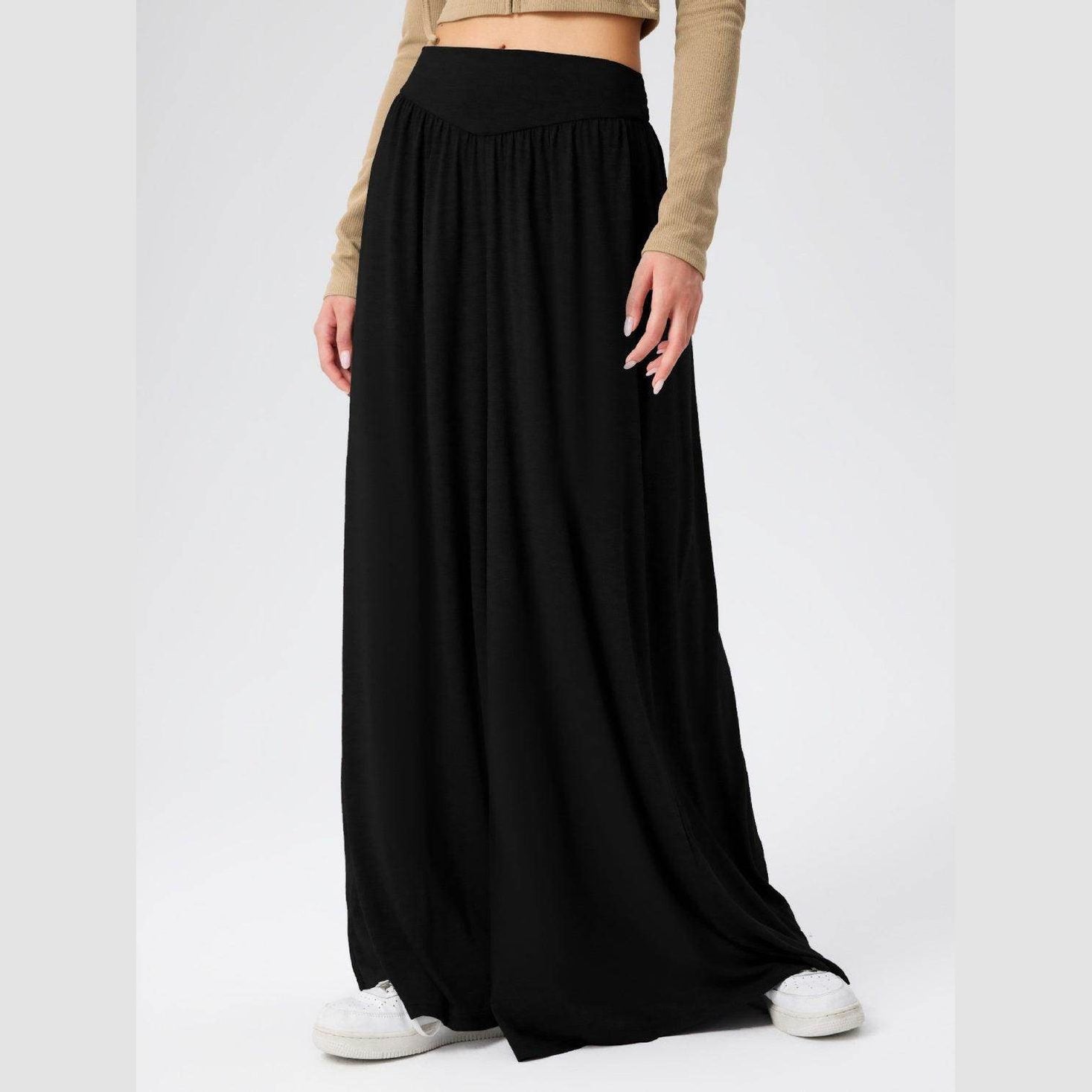 High Waist Wide Leg Pants - VacationGrabs