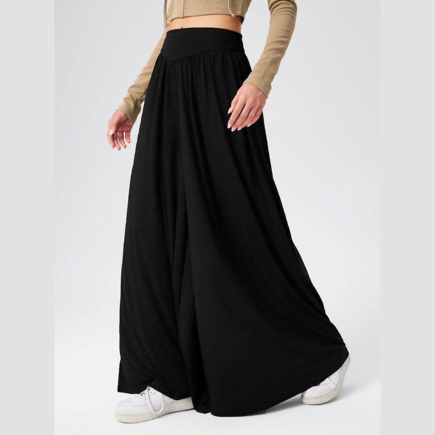 High Waist Wide Leg Pants - VacationGrabs