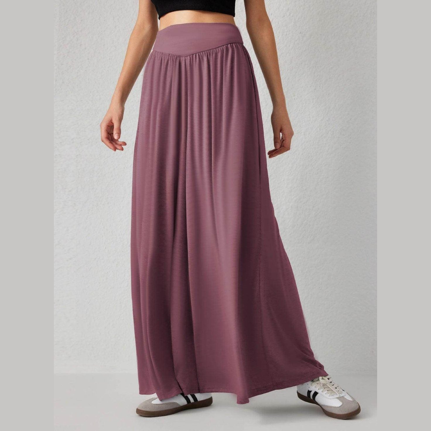 High Waist Wide Leg Pants - VacationGrabs