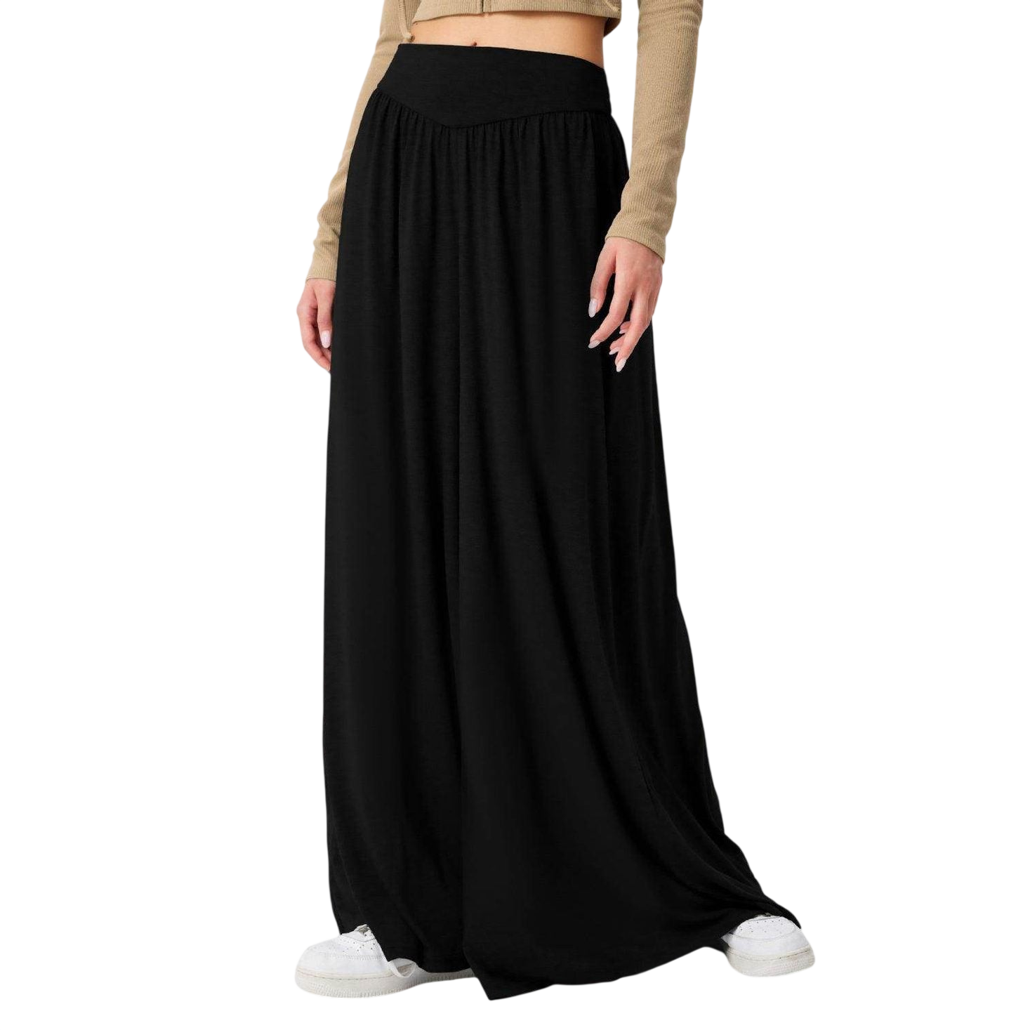 High Waist Wide Leg Pants