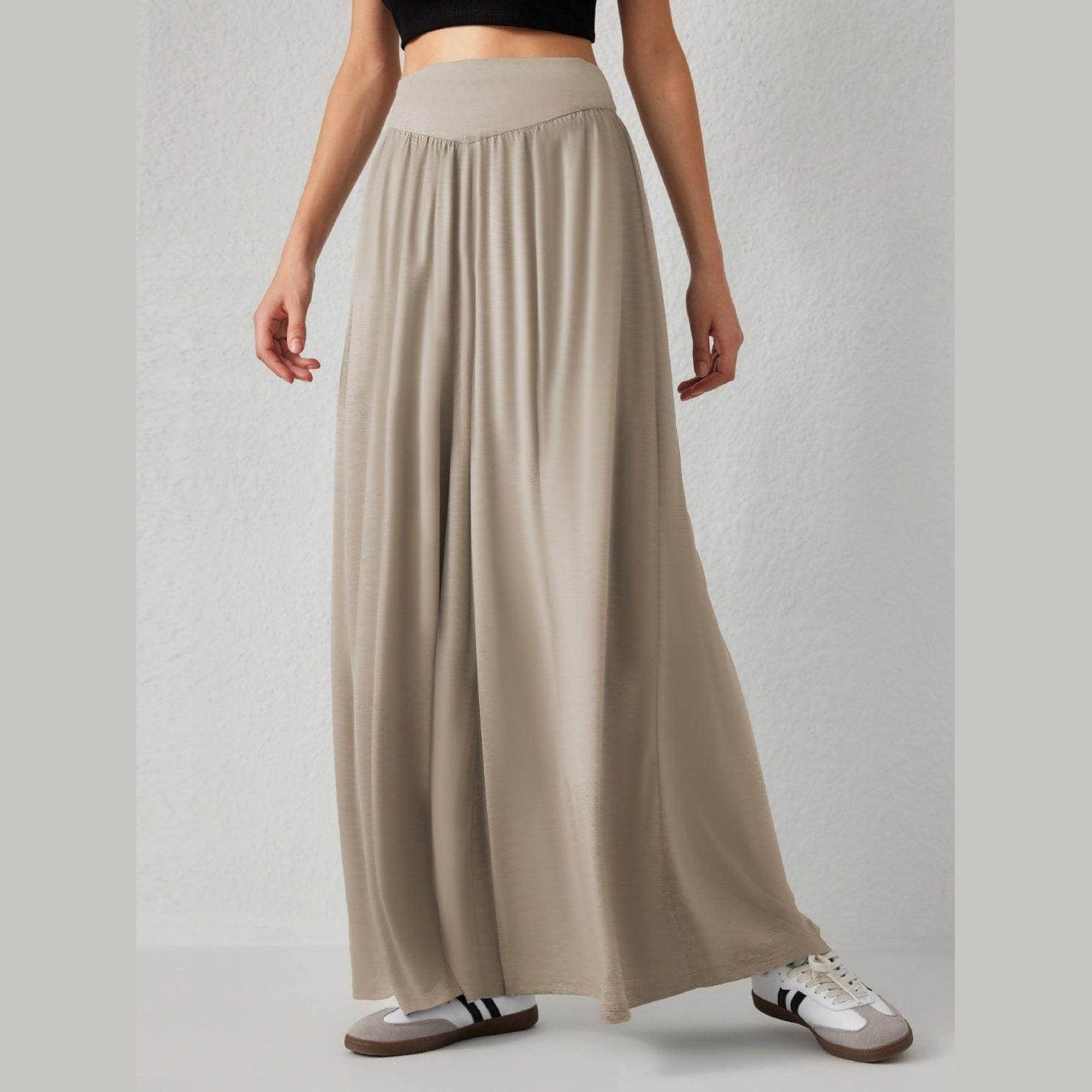 High Waist Wide Leg Pants - VacationGrabs