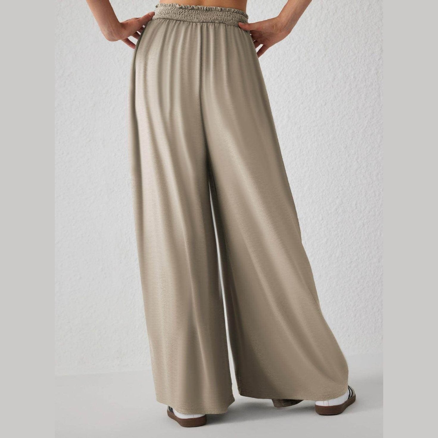 High Waist Wide Leg Pants - VacationGrabs