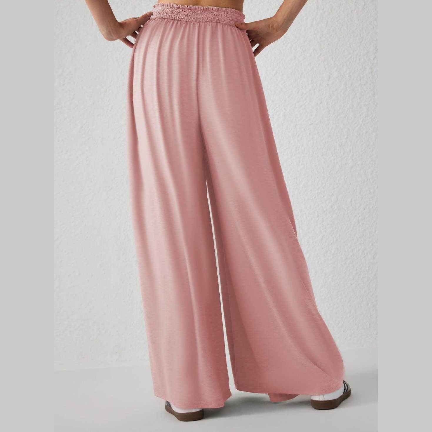 High Waist Wide Leg Pants - VacationGrabs